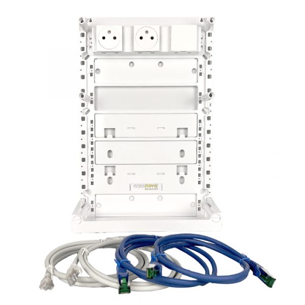 COMC016 - Support box opérateur série 350 avec cordon RJ45 - Zone attenante – Image 3