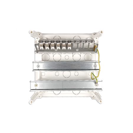 COML002 - COFFRET COM. 6RJ CAT 6A GRADE 3TV 2R AVEC TRAPPE