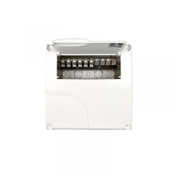 COML002 - COFFRET COM. 6RJ CAT 6A GRADE 3TV 2R AVEC TRAPPE – Image 2