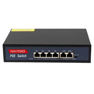 VDISW001 - Switch ethernet POE 4+2 ports 10/100MBP/S