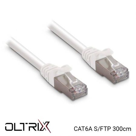 Câble Ethernet RJ45 Cat.6A S/FTP 300cm - OLTRIX CORD6A3