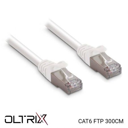 Câble Ethernet RJ45 Cat.6 FTP 300cm - OLTRIX CORD6F3