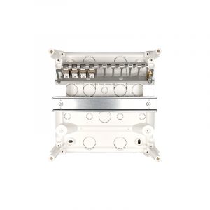 COML001 -  Coffret com. 4RJ cat 6a grade 3TV 1R avec trappe