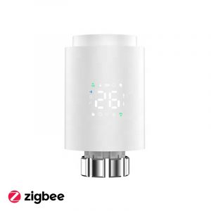 DOMTETE01 - Tête thermostatique connecte zigbee blanche