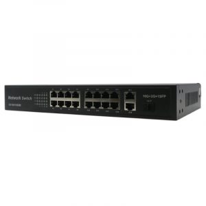 VDISW009 - Switch 16 ports 10/100/1000MBPS + 2 ports montants + 1 port SFP
